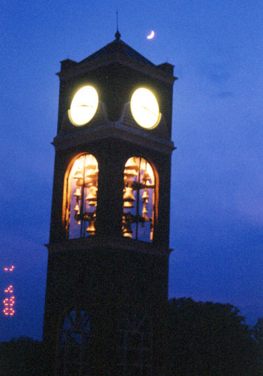GWU Bell Tower on July 4