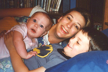 Aunte Carrie with Taylor and Clay